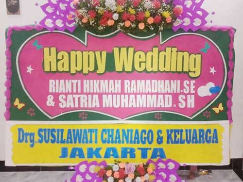 Papan Bunga Jakarta Wedding Bunga Segar
