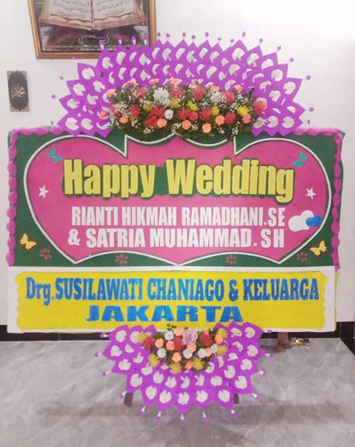 Papan Bunga Jakarta Wedding Bunga Segar