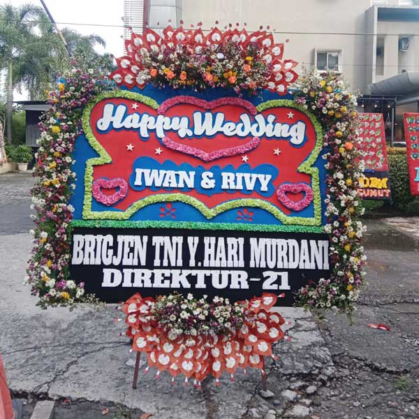 Papan Bunga Jakarta Wedding