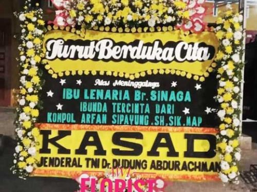 Papan Bunga Styrofoam Bunga Segar