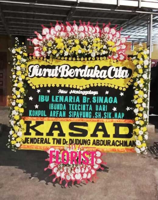 Papan Bunga Styrofoam Bunga Segar